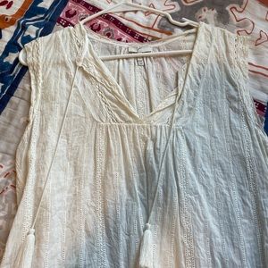 Joie embroidered tank top